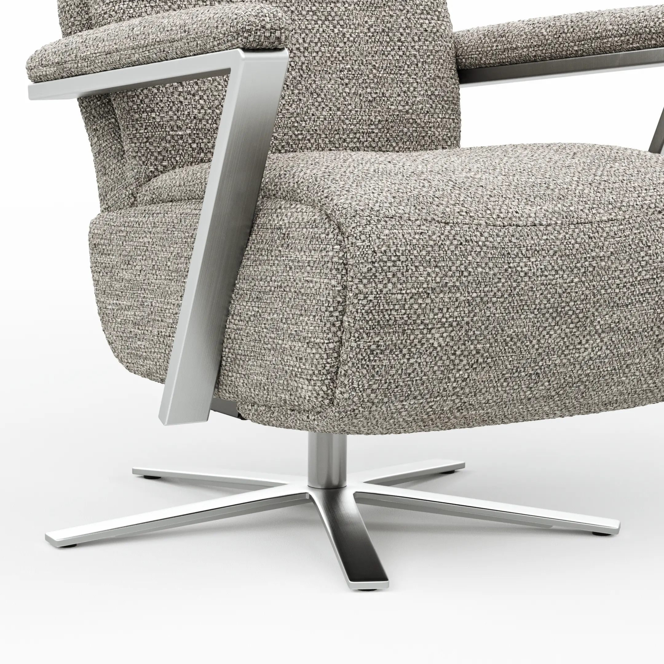 Detailbild des Sternfußes von Sessel Enno